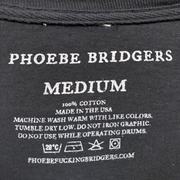 Phoebe Bridgers “I Hate Your Mom” Rock Band Graphic T-Shirt Size Medium - Picture 4 of 4